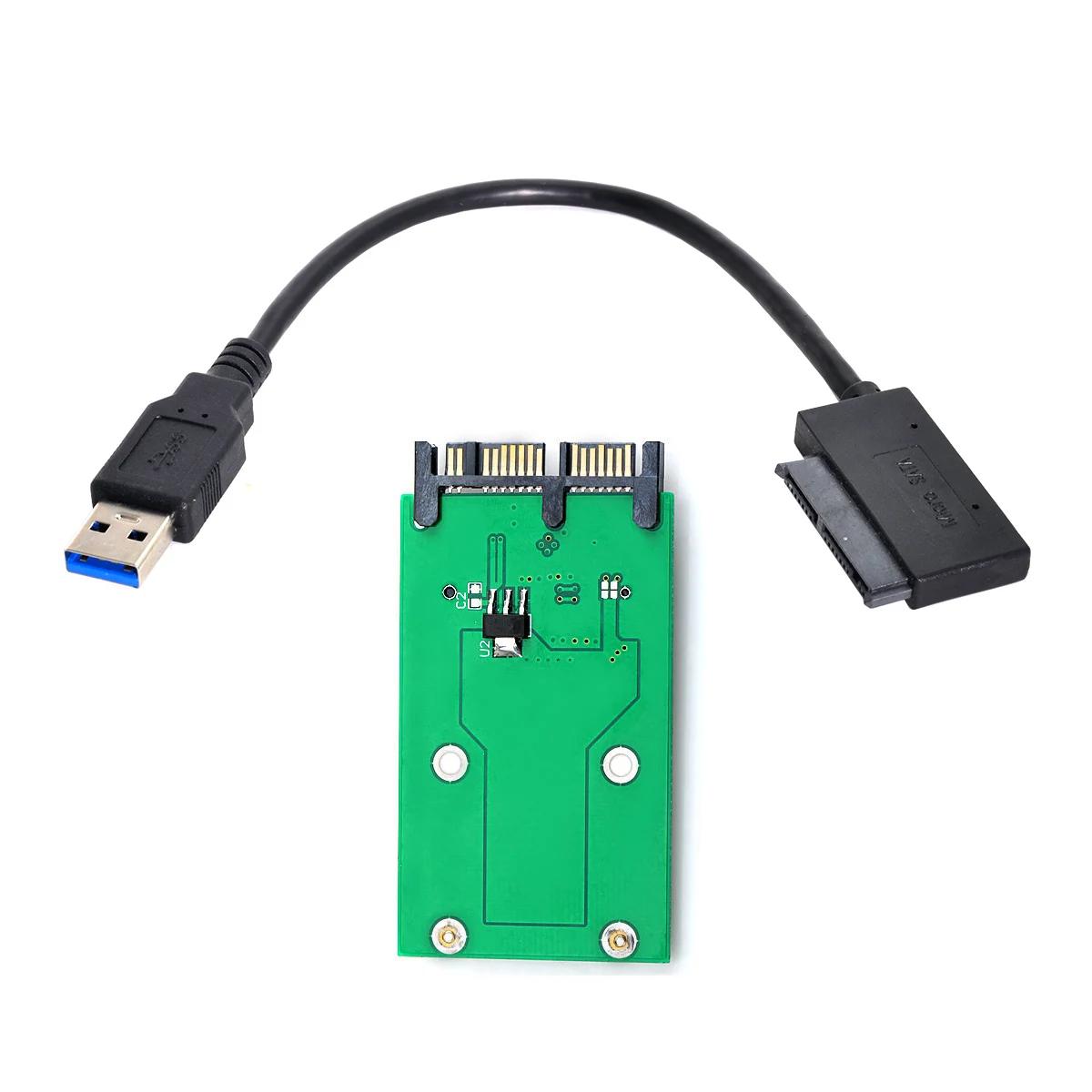 USB 3.0-mSATA 50Pin SSD  1.8 ũ SATA 7 + 9 16   ī ߰